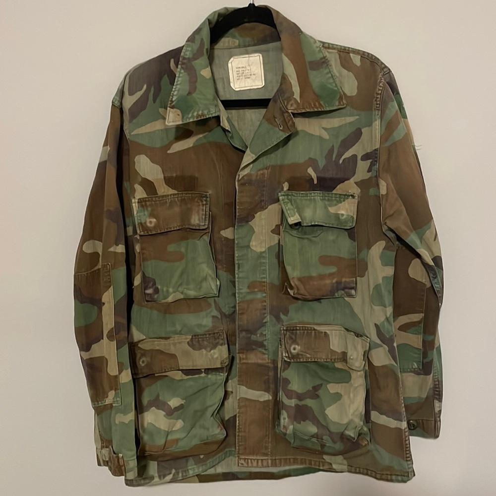 COPY - COAT, COMBAT, WOODLAND - Camouflage jacket